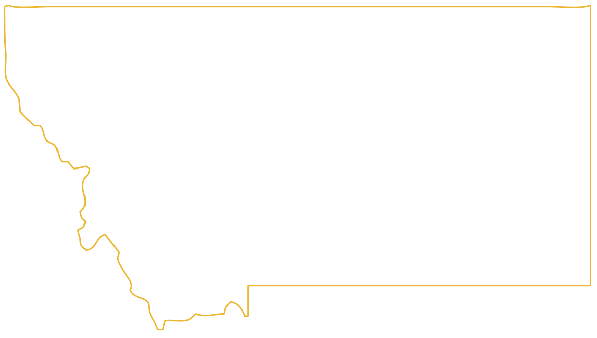 Montana state outline